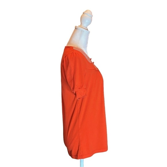 FOREVER 21 Adorable Orange/Red T-Shirt Size Small - Picture 6 of 10